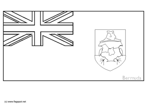 Kleurplaat Bermuda