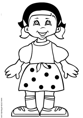 Kleurplaat Heidi