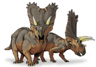 Afbeeldingen Pentaceratops dinosaurus