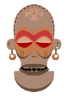 Afrikaans masker - Zaïre-Angola