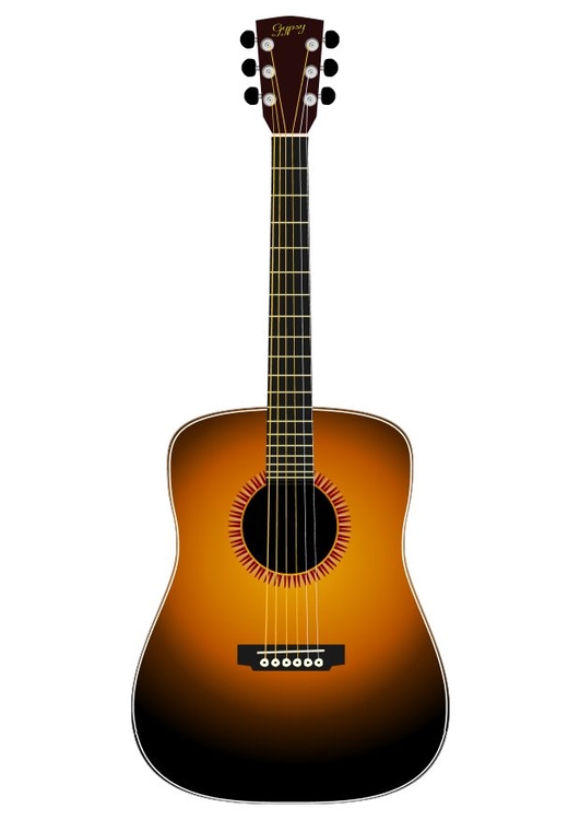 Afbeelding akoestische gitaar