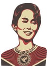 Afbeeldingen Aung San Suu Kyi