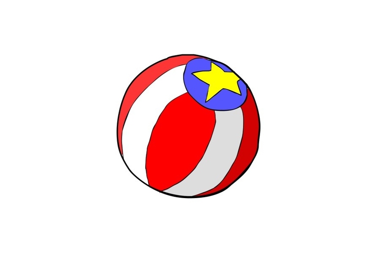 Afbeelding Prent Bal Afb 13778