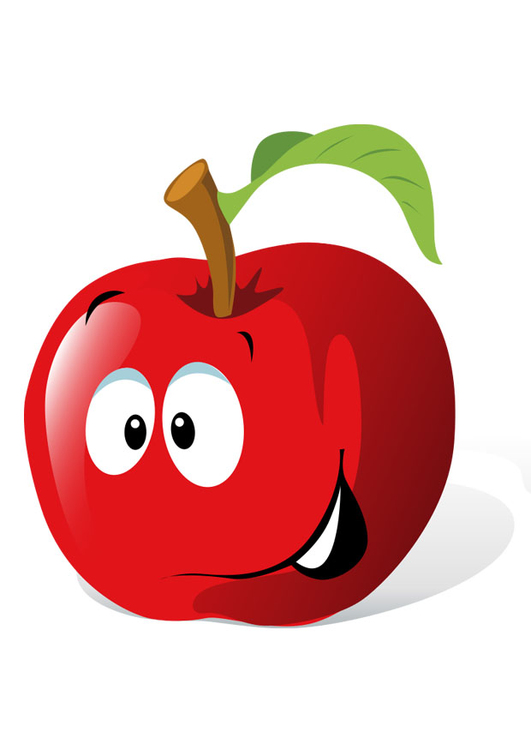 Afbeelding fruit - rode appel
