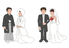Afbeeldingen japans huwelijk