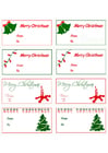 Afbeeldingen kerstgeschenk kaartjes
