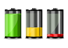 Afbeeldingen peil van batterijen
