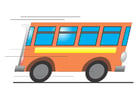 Afbeeldingen rijdende bus