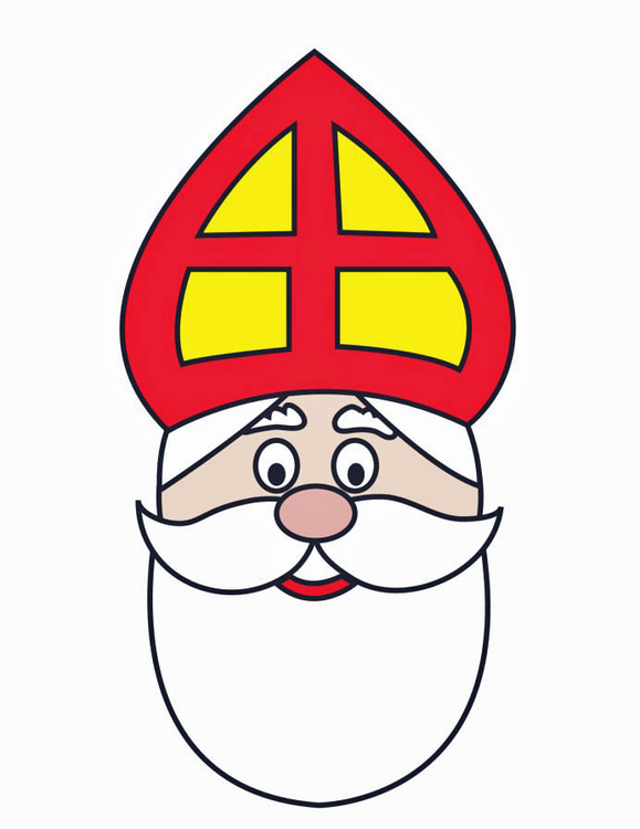 Afbeelding Sinterklaas gezicht