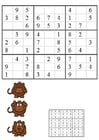 Afbeeldingen sudoku - aapjes