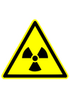 Afbeeldingen waarschuwing radioactief