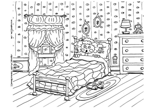 bang in bed, nachtmerrie