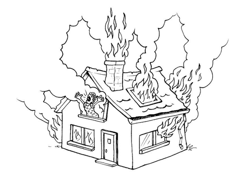 brand in woning