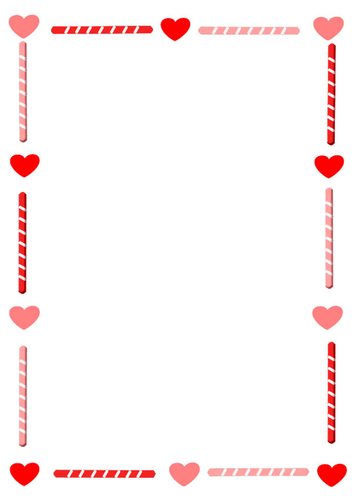 Afbeelding briefpapier Valentijn