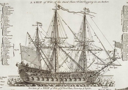 driemaster oorlogschip