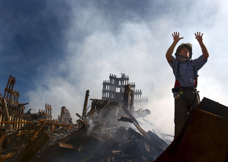 Foto brandweerman WTC
