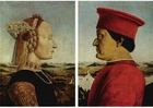 Federico da Montefeltro en zijn vrouw Battista Sforza,