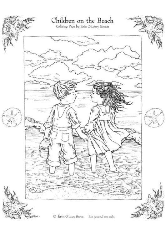 kinderen op het strand