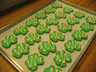 Foto's koekjes voor St. Patrick's Day