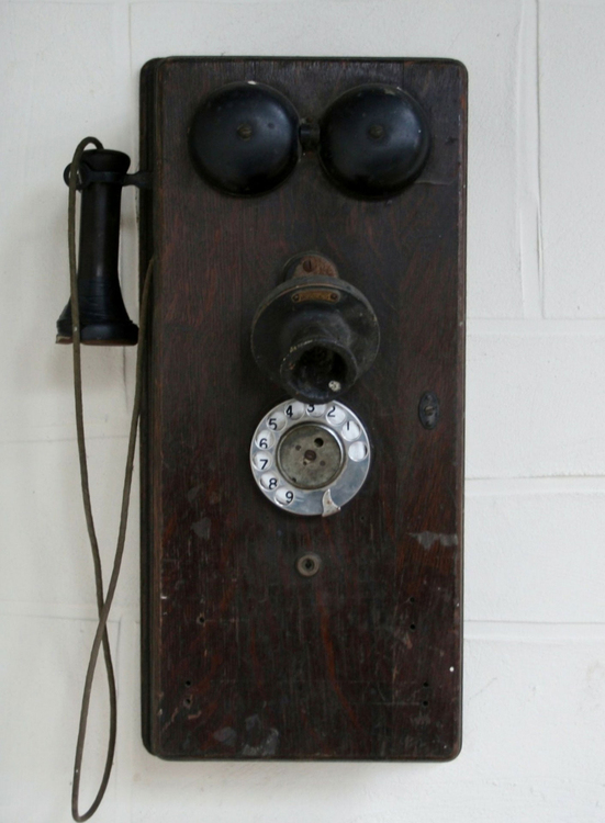 Foto oude telefoon