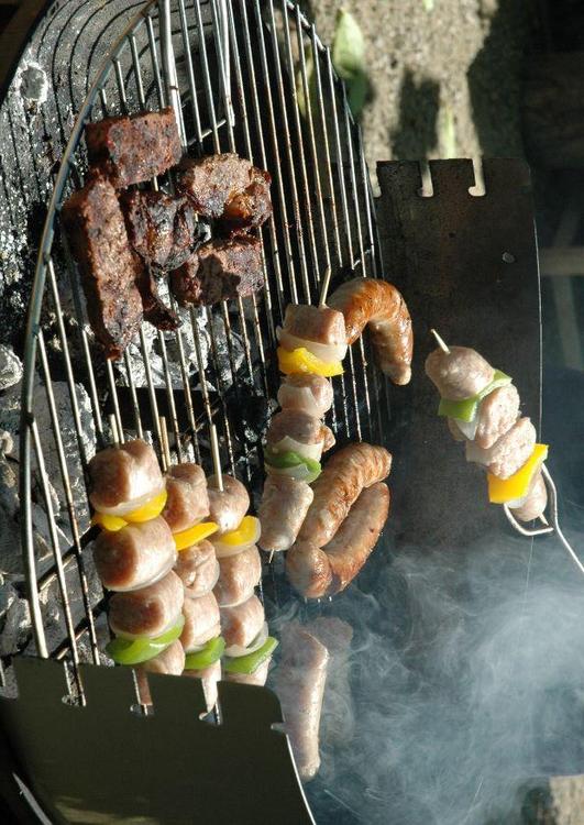 vlees op de bbq