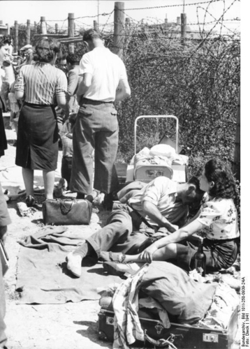 Foto Frankrijk - gevangene in kamp