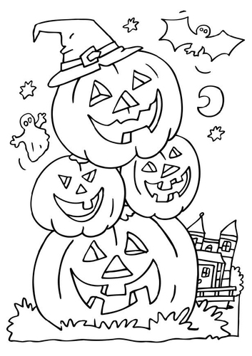 halloween pompoenen