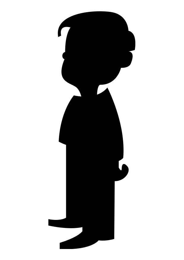 jongen Kleurplaat jongen