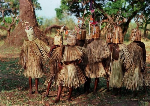 Initiatie ritueel in Malawi, Afrika