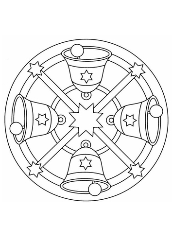 Kerst-mandala