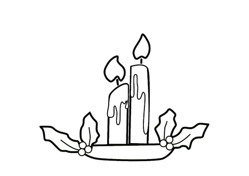 kerstkaarsen