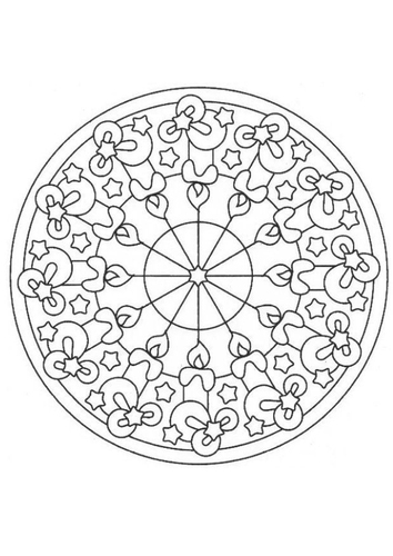 kerstmis mandala
