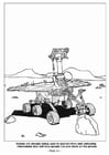 Kleurplaten 11- Robots om Mars te verkennen