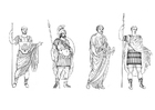 Kleurplaten Romeinse mannen