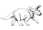 Kleurplaten anchiceratops dinosaurus