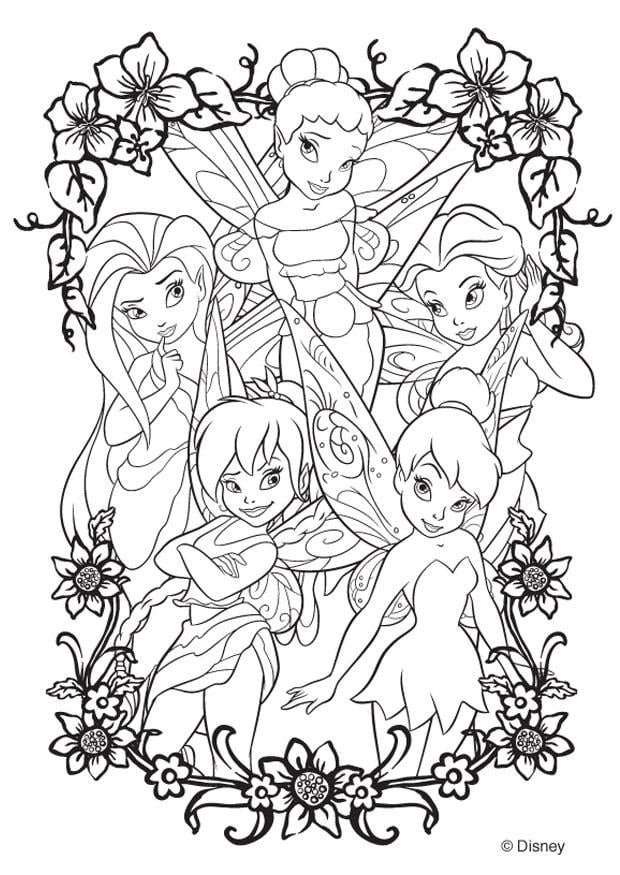 fairy coloring pages games for girls - photo #8