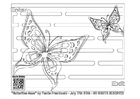 Kleurplaten doolhof - vlinder