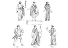 Kleurplaten Griekse priesters en goden