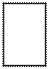 Kleurplaten postzegel rechthoek