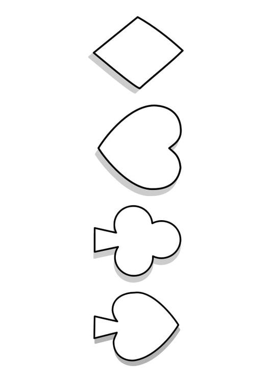 symbolen kaartspel