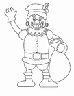 Kleurplaten Zwarte Piet (1)