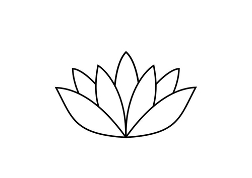 Kleurplaat lotus