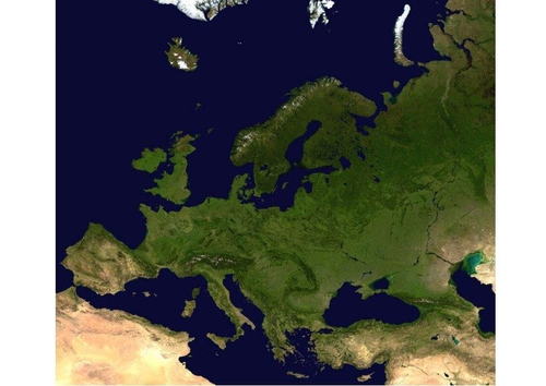 sattelietbeeld Europa