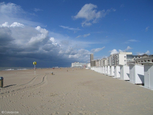 strand met cabines