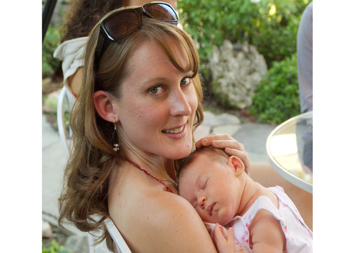Vrouw met baby
