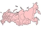 Rusland met districten
