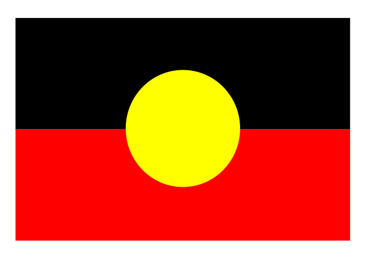 Afbeelding Aboriginalvlag