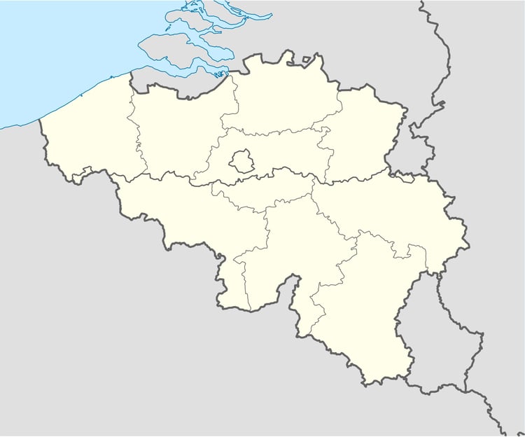 Afbeelding BelgiÃ« met provincies