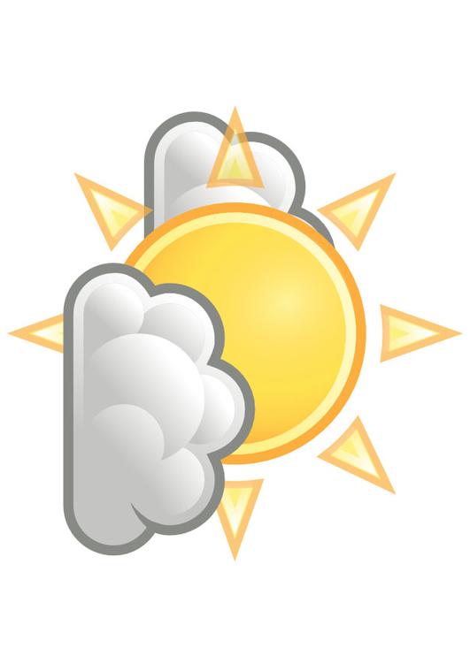 01 - bewolkt met zon