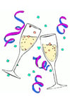 Afbeelding champagne glazen 